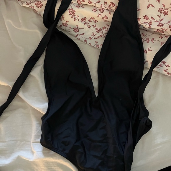 TSF black one piece bathing suit - Picture 4 of 4